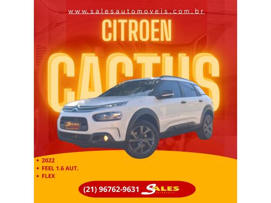 CITROËN C4 CACTUS 1.6 VTI 120 FLEX FEEL PACK EAT6 CITROËN C4 CACTUS 1.6 VTI 120 FLEX FEEL PACK EAT6
